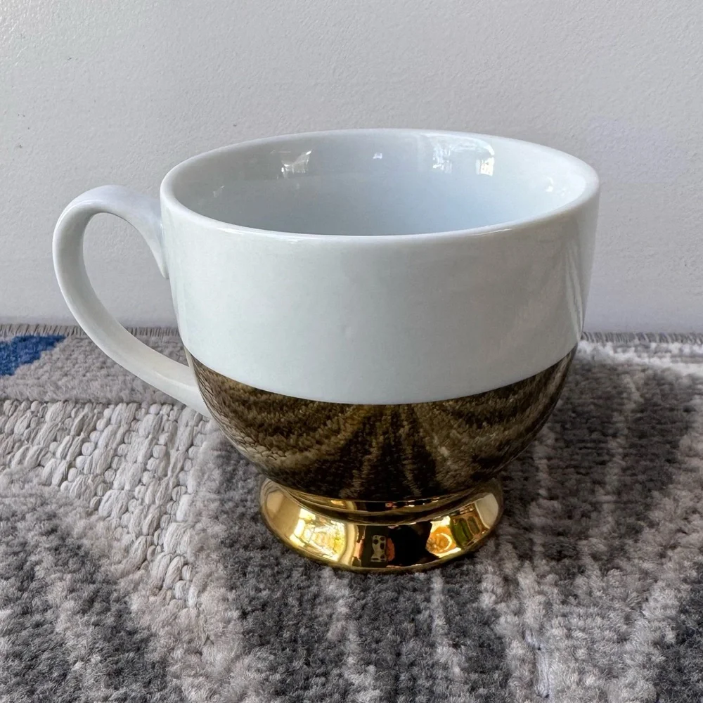 Vintage Williams-Sonoma Metallic Chic Gold‎ Teacup - Discontinued